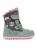 Buty dla dziewczynek - Primigi Śniegowce GORE-TEX 8883700 M Zielony - miniaturka - grafika 1