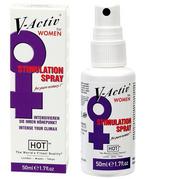 Lubrykanty - Hot V-Activ Stimulation Spray for Woman 50ml - miniaturka - grafika 1