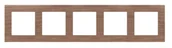 Klawisze i ramki - Kontakt Simon Ramka pięciokrotna Nature Simon 55 - dąb - miniaturka - grafika 1