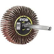 Akcesoria do elektronarzędzi - Ryobi Ściernica lamelkowa o ziarnistości 80 | RAR604 - miniaturka - grafika 1
