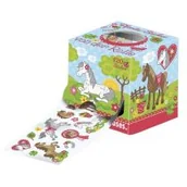 Zabawki kreatywne - Naklejki na roli Konie - miniaturka - grafika 1