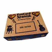 Książki do nauki języka hiszpańskiego - Fun Card Spanish Ser Estar - książka - miniaturka - grafika 1