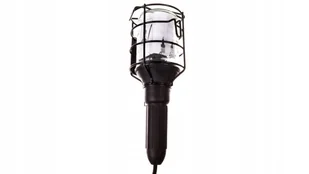 Lena Lighting Latarka Lampa warsztatowa Practic 60W E27 IP44 przewód gumowy 012440 - Latarki - miniaturka - grafika 1
