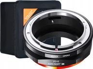 Tulejki, adaptery, redukcje do aparatów - K&F ADAPTER CANON FD - SONY E A6500 A6300 NEX - PRO - miniaturka - grafika 1