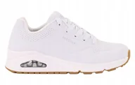 Buty sportowe damskie - Buty damskie Skechers Uno 73690-WHT - miniaturka - grafika 1
