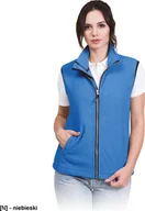 Odzież robocza - R.E.I.S. VHONEY-L - bezrękawnik damski z polaru, kołnierz ze stójką - niebieski L - miniaturka - grafika 1