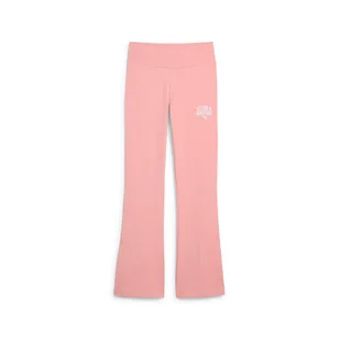 Dziecięce Legginsy PUMA PUMA CLASS HIGH WAIST FLARED LEGGINGS G 68587018 – Różowy - Legginsy - miniaturka - grafika 1