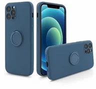 Etui i futerały do telefonów - Mocco Pastel Ring Silicone Back Case for Samsung Galaxy S21 FE 5G Blue - miniaturka - grafika 1