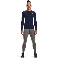 Spodnie sportowe damskie - Damskie legginsy treningowe Under Armour UA Cg Authentics Legging - szare - UNDER ARMOUR - miniaturka - grafika 1