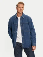 Koszule męskie - Calvin Klein Jeans Koszula jeansowa J30J326836 Niebieski Regular Fit - miniaturka - grafika 1