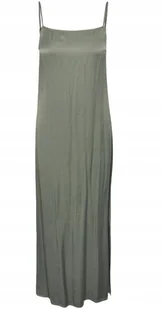 PIECES DŁUGA SUKIENKA NA RAMIĄCZKACH GŁADKA ZIELONA S XQA - Sukienki PIECES DŁUGA SUKIENKA NA RAMIĄCZKACH GŁADKA ZIELONA S XQA - Sukienki - miniaturka - grafika 1