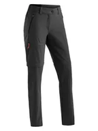 Spodnie sportowe damskie - Maier Sports Spodnie funkcyjne Zipp-Off "Nata" w kolorze antracytowym - miniaturka - grafika 1