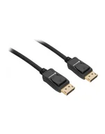 Akcesoria do monitorów - Sharkoon cable Displayport 1.4 8K (Kolor: CZARNY, 2 meters) - miniaturka - grafika 1
