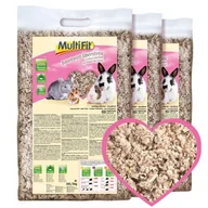 Podłoże dla gryzoni - MultiFit Bawełniana ściółka uzupełniająca 3x30 l - miniaturka - grafika 1