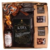 Zestawy upominkowe - ZESTAW PREZENTOWY dla Ojca Chrzestnego podziękowanie kawa syrop KOMUNIA CHRZEST - miniaturka - grafika 1