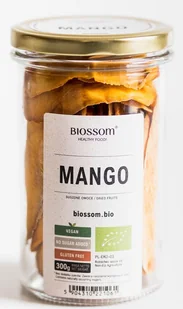Biossom Mango suszone 300 g - żywność - Owoce świeże i suszone - miniaturka - grafika 1