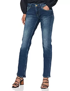 Spodnie damskie - MUSTANG jeansy damskie, niebieski - niebieski (używany na ciemno drapany 582), 29W / 36L - grafika 1