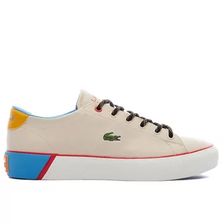 Sneakersy damskie - Buty Lacoste Gripshot Cocuk Bej 744CUJ0004-HT3 - beżowe - grafika 1