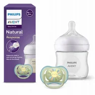 Butelki dla niemowląt - Philips Dziecięcy zestaw upominkowy 125 ml ze smoczkiem (model SCD837/10) - miniaturka - grafika 1