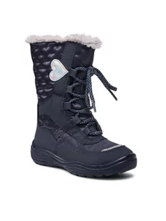 Buty dla dziewczynek - Superfit Śniegowce GORE-TEX 1-009094-8000 M Granatowy - grafika 1