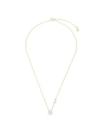 Naszyjniki - Michael Kors Naszyjnik Pave Halo Necklace MKC1208AN710 Złoty - miniaturka - grafika 1
