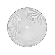 Talerze - Talerz szklany Rimini płytki 25,4 cm transparentny - miniaturka - grafika 1