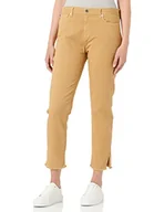 Spodnie damskie - Love Moschino Cropped Bull with Logo Heart Back Tag Casual Spodnie damskie, Rust Light Brown, 38 - miniaturka - grafika 1