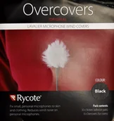 Akcesoria fotograficzne - Rycote Overcovers, Black - 6 fur /30 Stickies - miniaturka - grafika 1
