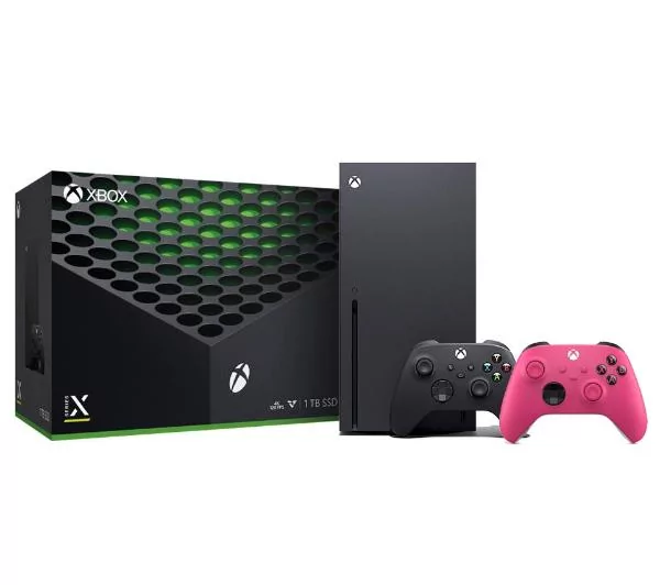 Xbox Series X z napędem - 1TB - dodatkowy pad (różowy) - Kup na Raty - RRSO 0%