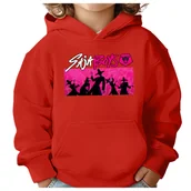 Bluzy dla dziewczynek - BLUZA DZIECIĘCA HUNTRIX SAJA BOYS 104 Z KAPTUREM BAWEŁNIANA JAKOŚĆ - miniaturka - grafika 1