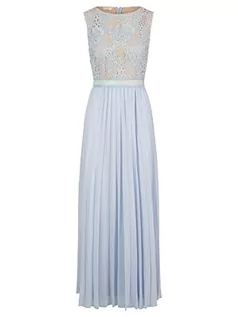 Sukienki - ApartFashion Damska sukienka ślubna, sukienka gołębi błękit, normalna, niebieski gołębi, 40 - grafika 1