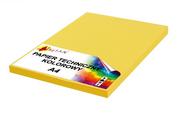 Szkolne artykuły papiernicze - Papier techniczny A4 280g żółty intensywny3 50 arkuszy - miniaturka - grafika 1