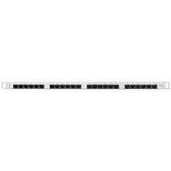 Akcesoria do szaf serwerowych - Lanberg Patch panel 24 port 0.5U CAT.6 Szary PPU6-0024-S - miniaturka - grafika 1