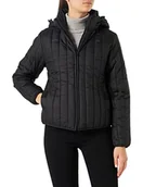Kurtki damskie - G-STAR RAW Damska kurtka Meefic Vertical Quilted Jacket, Black (dk black B958-6484), XL - miniaturka - grafika 1