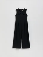 Sukienki i spódniczki dla dziewczynek - Reserved - Kombinezon z kokardą - czarny - miniaturka - grafika 1