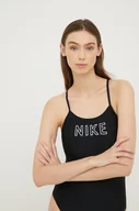 Stroje kąpielowe - Nike jednoczęściowy strój kąpielowy Cutout kolor czarny miękka miseczka - miniaturka - grafika 1