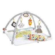 Maty edukacyjne - Fisher Price Mata Edukacyjna Sensoryczna Deluxe GKD45 - miniaturka - grafika 1