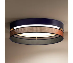 Duolla-LED Plafon ROLLER DUO SHINY LED/24W/230V śr. 45 cm niebieski/miedziany - Lampy sufitowe - miniaturka - grafika 1