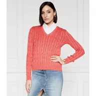 Swetry damskie - POLO RALPH LAUREN Sweter KIMBERLY | Slim Fit - miniaturka - grafika 1