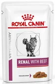 Mokra karma dla kotów - Royal Canin Veterinary Diet Feline Renal Wołowina saszetka 85g - miniaturka - grafika 1