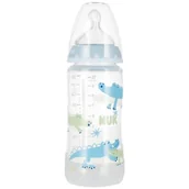 Butelki dla niemowląt - Nuk Butelka z polipropylenu (PP) First Choice+ silikonowy smoczek 0-6 mies. 300 ml - miniaturka - grafika 1