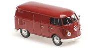 Samochody i pojazdy dla dzieci - Volkswagen T1 Kastenwagen 1963 Dark Red 1:43 Minichamps 940052201 - miniaturka - grafika 1