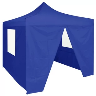 vidaXL Profesjonalny, składany namiot imprezowy, 4 ściany, 2x2 m, stal - Pawilony ogrodowe - miniaturka - grafika 1