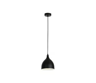 Lampa wisząca Nanu z metalu czarna 1-pkt. - Lampy sufitowe - miniaturka - grafika 1