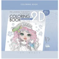 Poradniki hobbystyczne - Kolorowanka antystresowa 200x200 Top Images Brokat Nowa - miniaturka - grafika 1