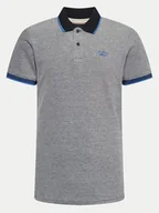 Koszulki męskie - Blend Polo 20716469 Szary Regular Fit - miniaturka - grafika 1