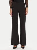 Spodnie damskie - Rinascimento Spodnie palazzo CFC0125425003 Czarny Wide Leg - miniaturka - grafika 1