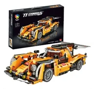 Klocki - ZESTAW KLOCKÓW KONSTRUKCYJNYCH 483 ELEMENTY SAMOCHÓD WYŚCIGOWY 6+ - miniaturka - grafika 1