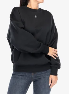 Bluza damska Under Armour UA Rival Fleece Oversized Crew - black/white - Bluzy damskie - miniaturka - grafika 1