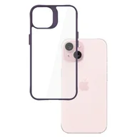 Etui i futerały do telefonów - Etui 3MK Satin Armor Case+ do Apple iPhone 15 Przezroczysto-fioletowy - miniaturka - grafika 1
